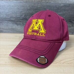 Minnesota Golden Gophers Hat Cap Strap Back Maroon Football Adjustable